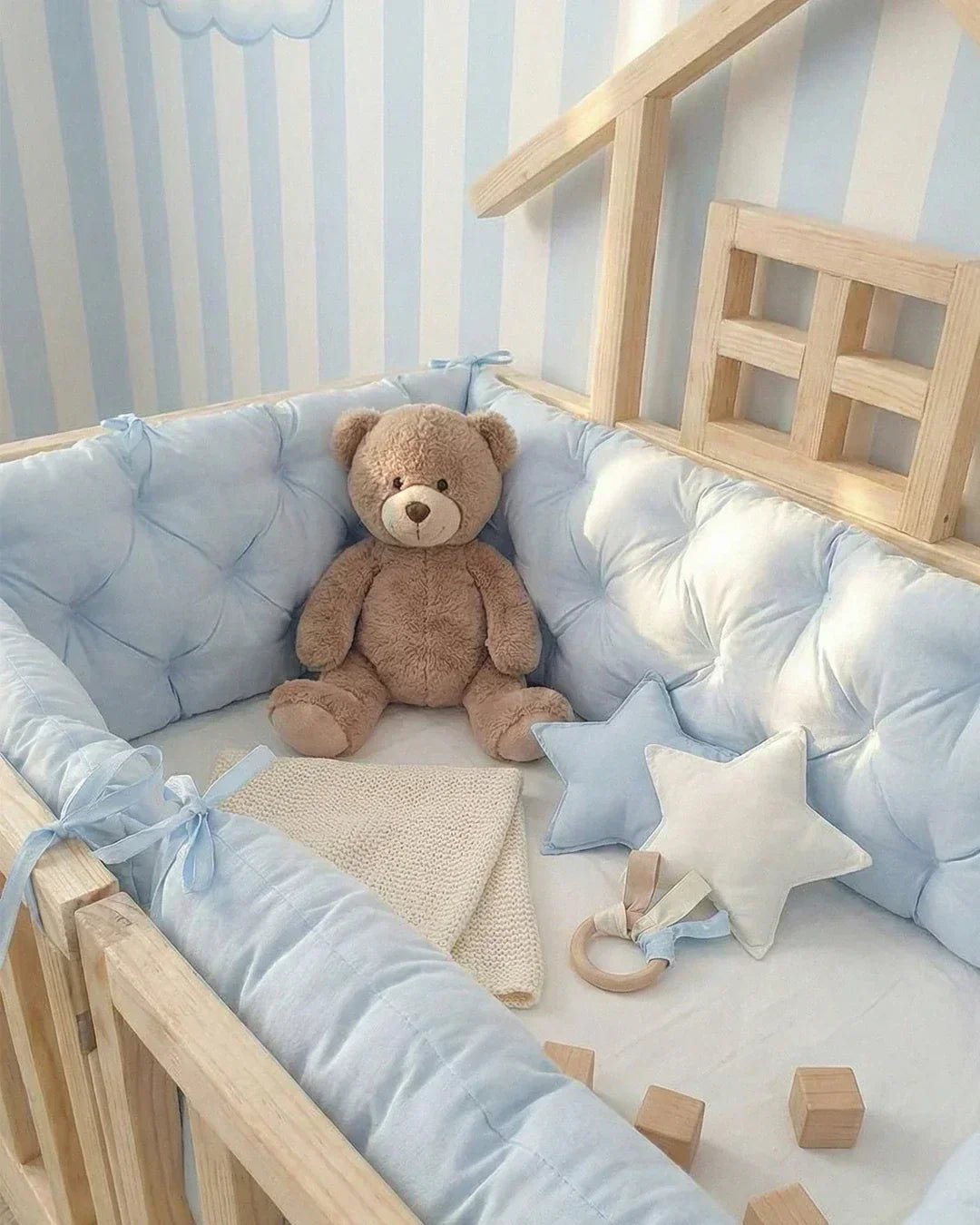 Kenar Koruma Takımı Bebe Mavi ile Tam Güvenlik