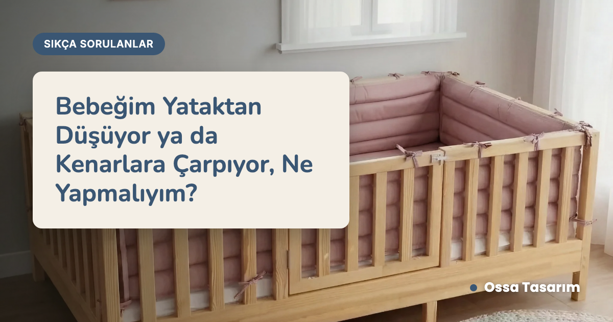 Bebeğim Yataktan Düşüyor ya da Kenarlara Çarpıyor, Ne Yapmalıyım?