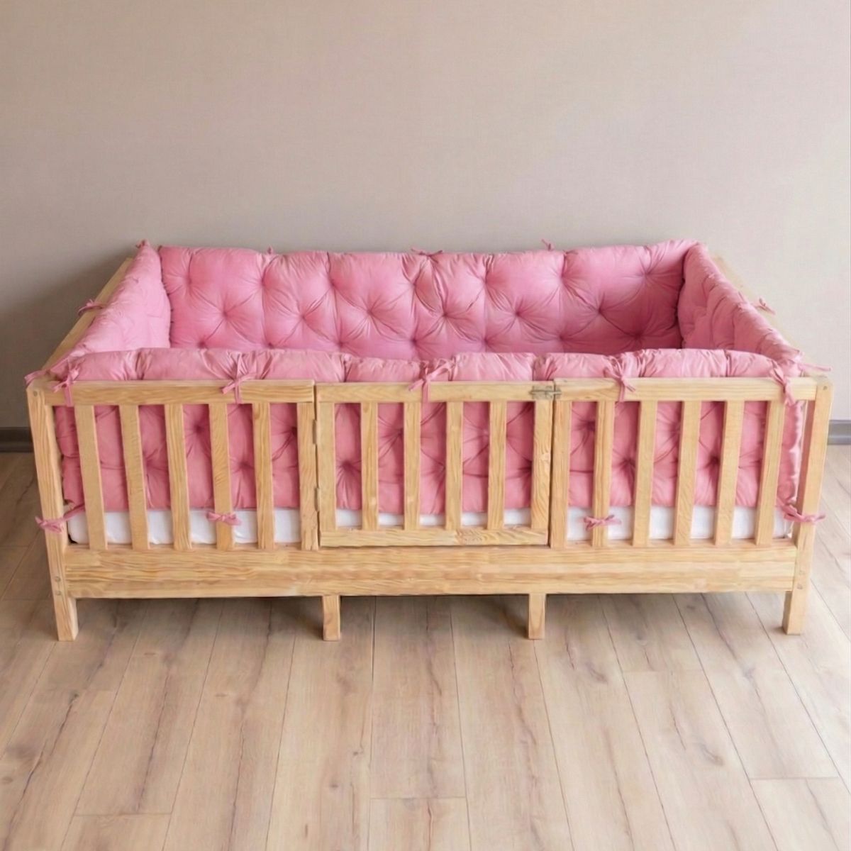 Kenar Koruma Minderi Buble Soft Şeker Pembe Renk