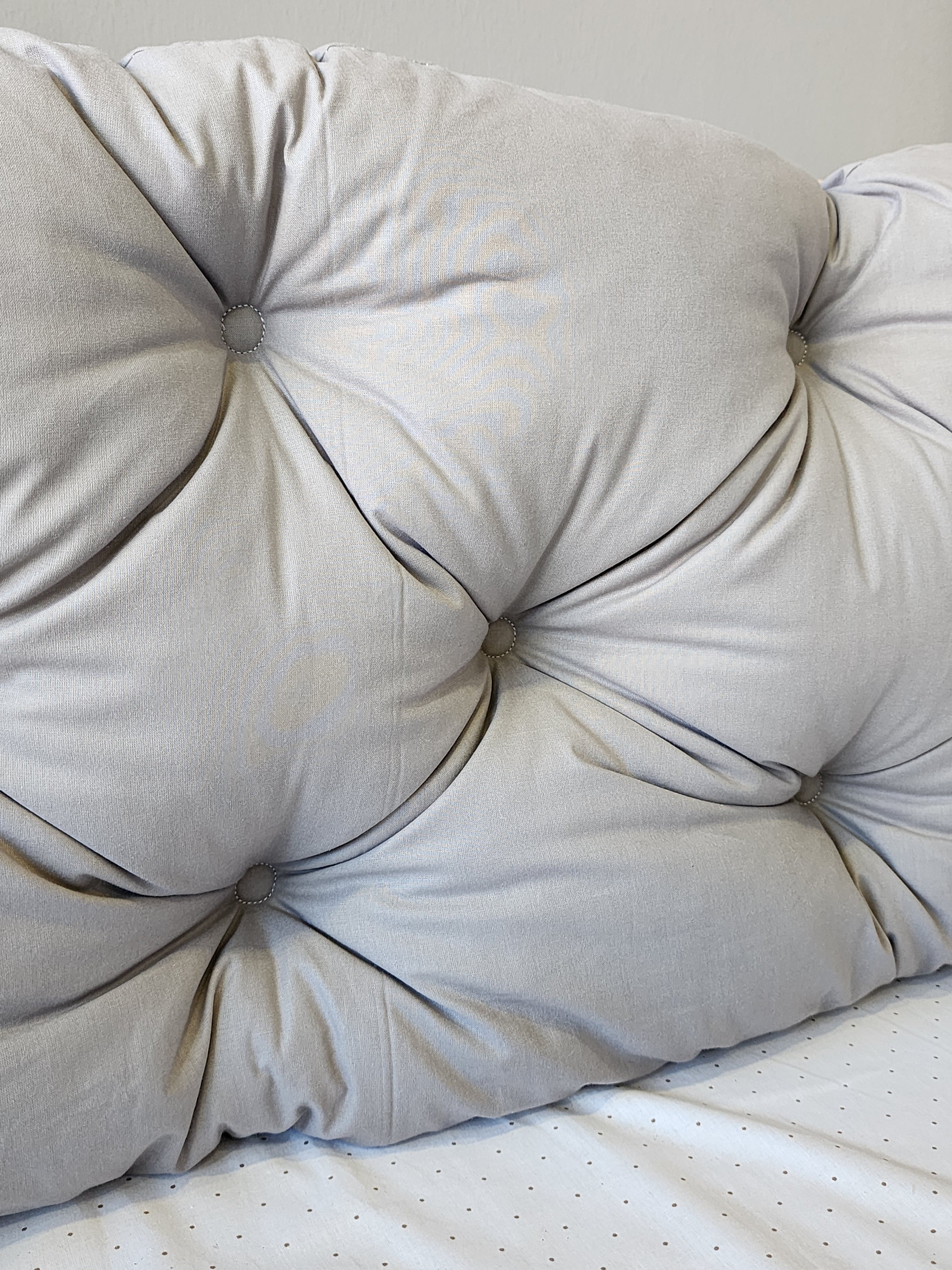 Montessori Yatak ve Beşik İçin Koruyucu Kenar Koruma Takımı Gri