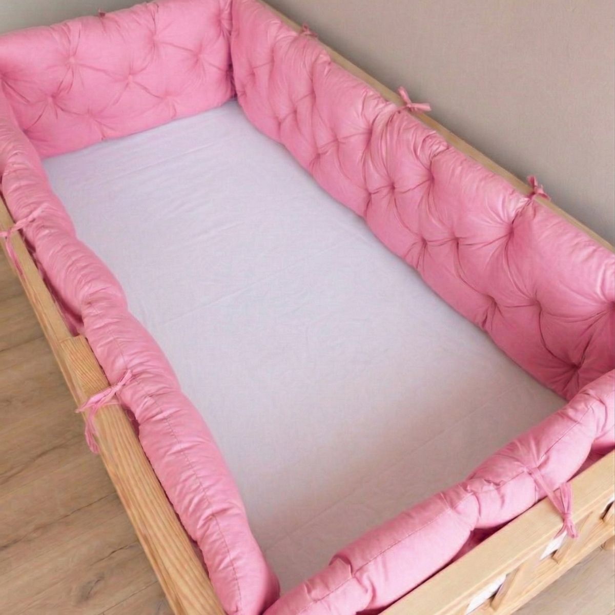Kenar Koruma Minderi Buble Soft Şeker Pembe Renk