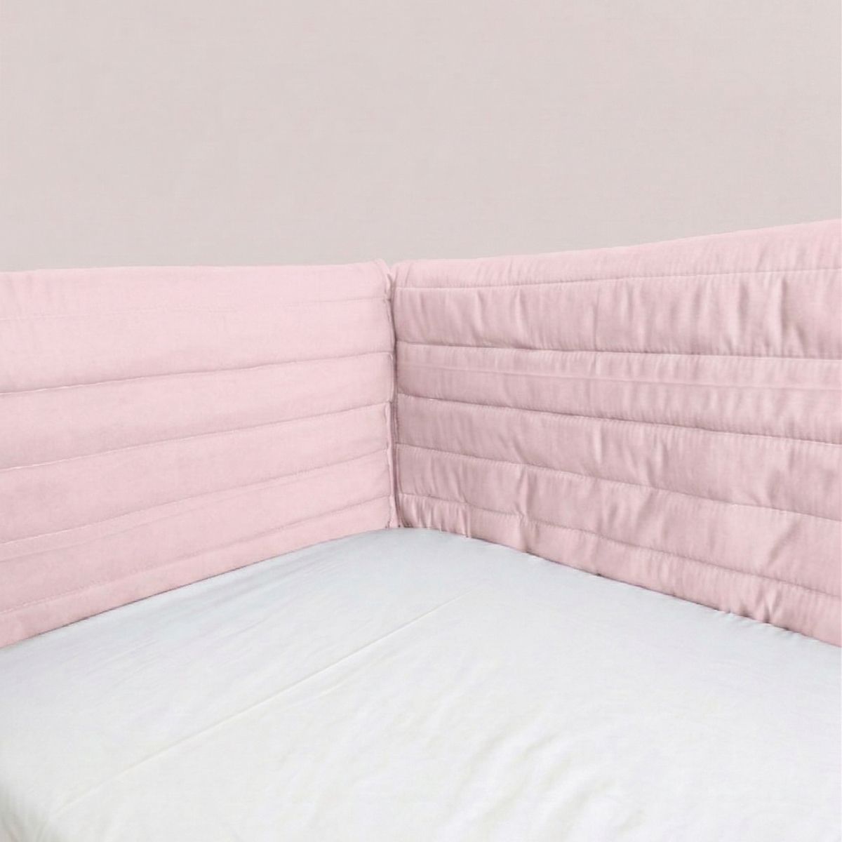 Toz Pembe Buble Full Kenar Koruma Takımı