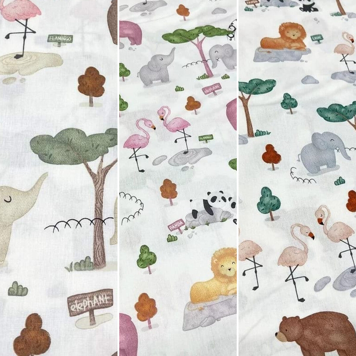 Flamingo serisi desenleri - Ossa Tasarım