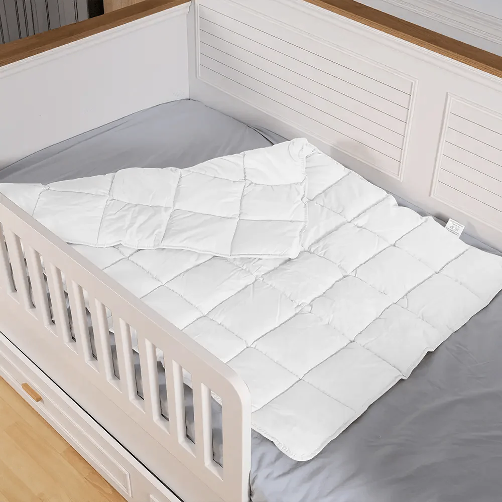 Organik Yün Bebek Yorganı Beyaz | Ossa Tasarım