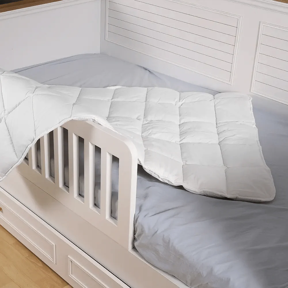 Organik Yün Bebek Yorganı Beyaz | Ossa Tasarım