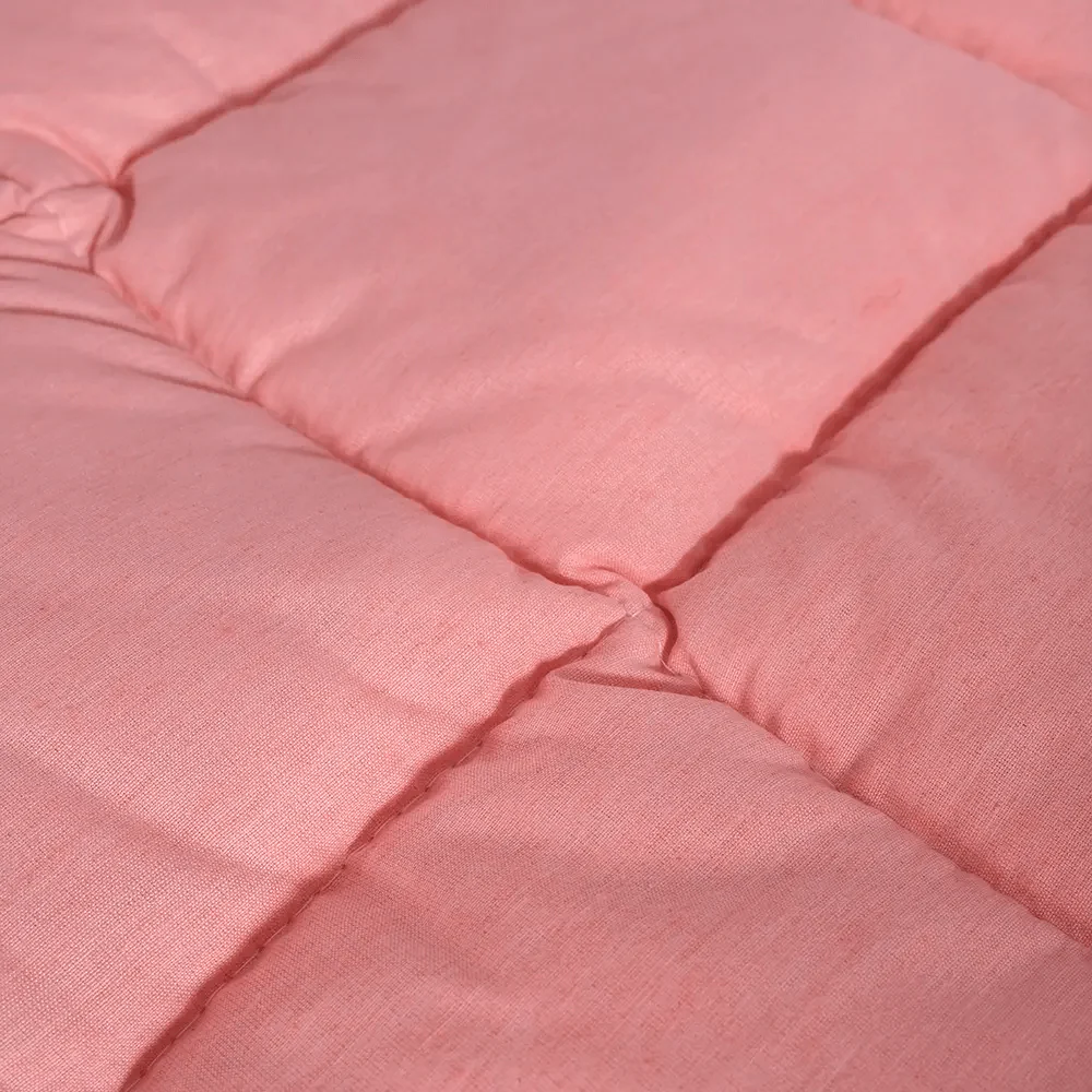 Organik Yün Bebek Yorganı Pudra | Ossa Tasarım